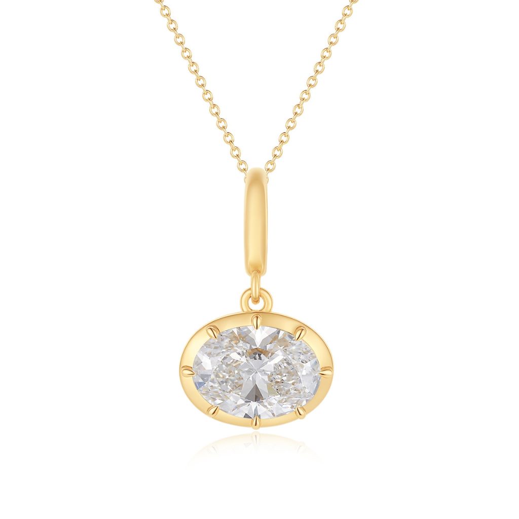 Oval Lab Pendant
