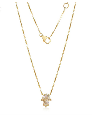 Mini Hamsa Necklace