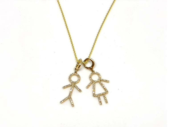 H&F Girl Diamond Necklace