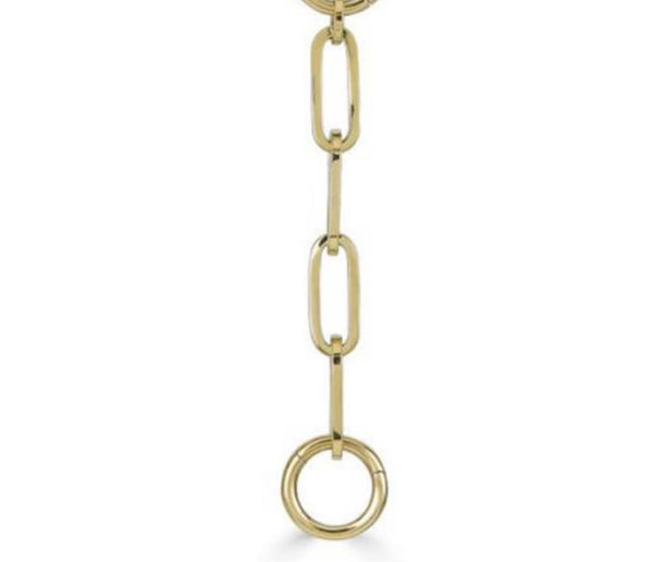 Half & Half Paperclip Chain