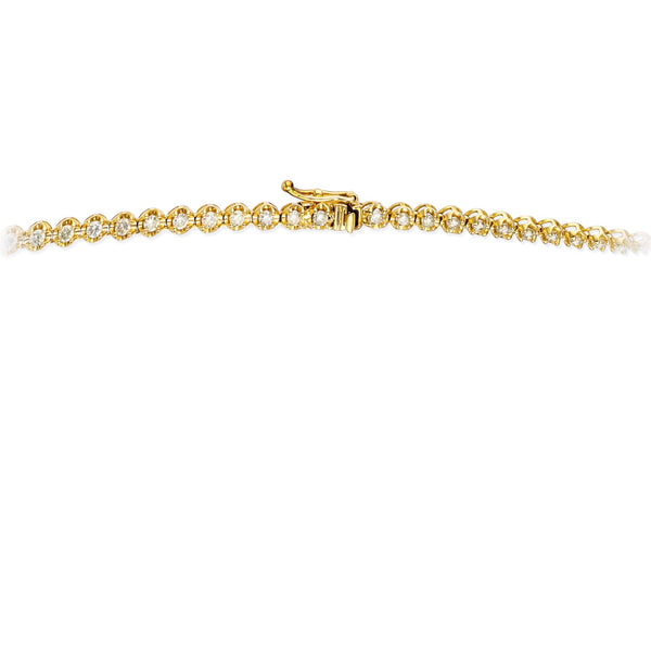 Graduated Diamond Tennis Necklace