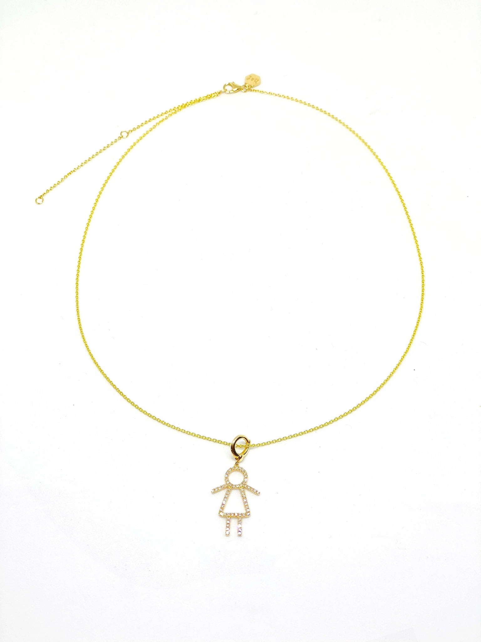 H&F Girl Diamond Necklace