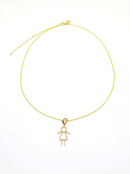 H&F Girl Diamond Necklace