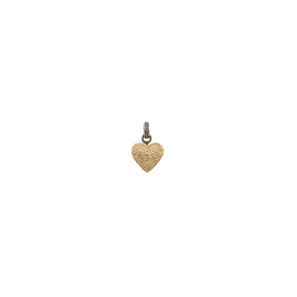 Heart 2 tone mini