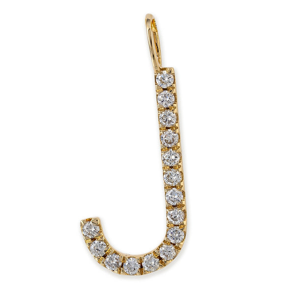 Colgantes con iniciales de diamantes