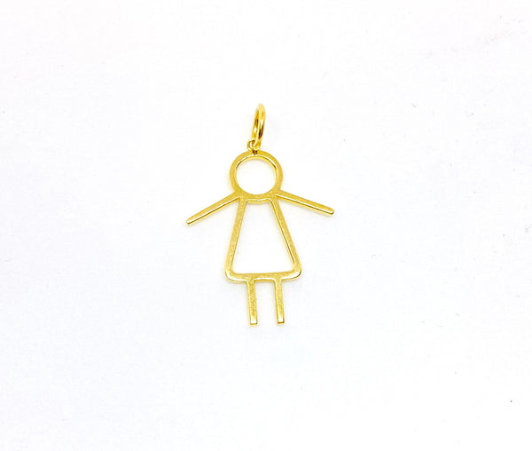 H&F Girl Gold Necklace