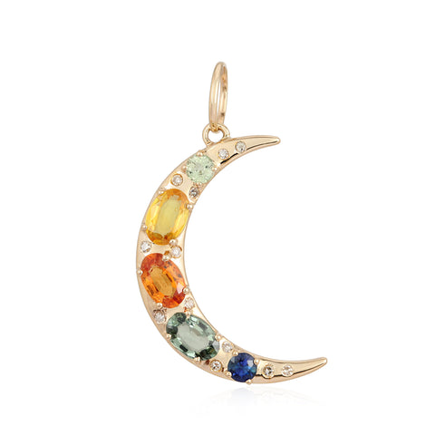 Luna Creciente Multi Piedra