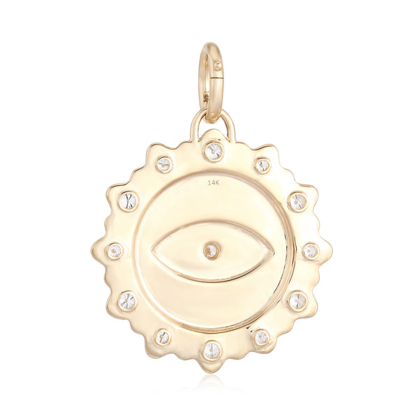 Radiant Evil Eye Coin