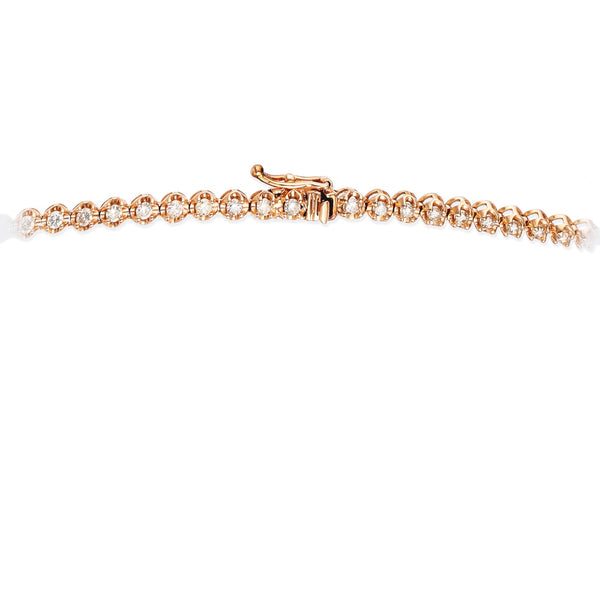 Graduated Diamond Tennis Necklace